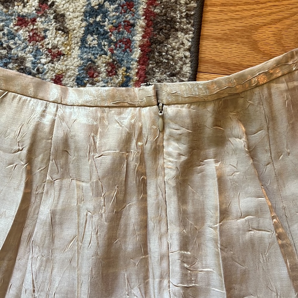 Gold a-line skirt - Picture 7 of 9